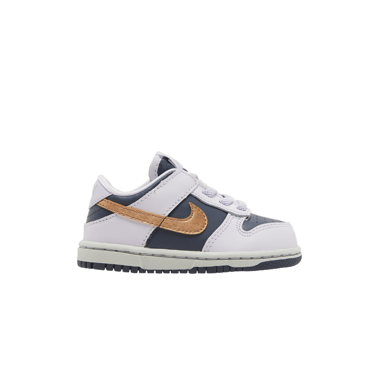 Nike Dunk Low SE TD 'Copper Swoosh' — Thunder Blue/Barely Grape/Violet Frost/Metallic Copper