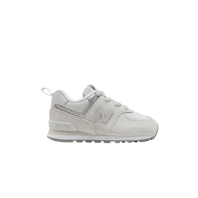 New Balance 574 Bungee Lace Toddler Wide 'Summer Fog' — Summer Fog/Silver Metallic