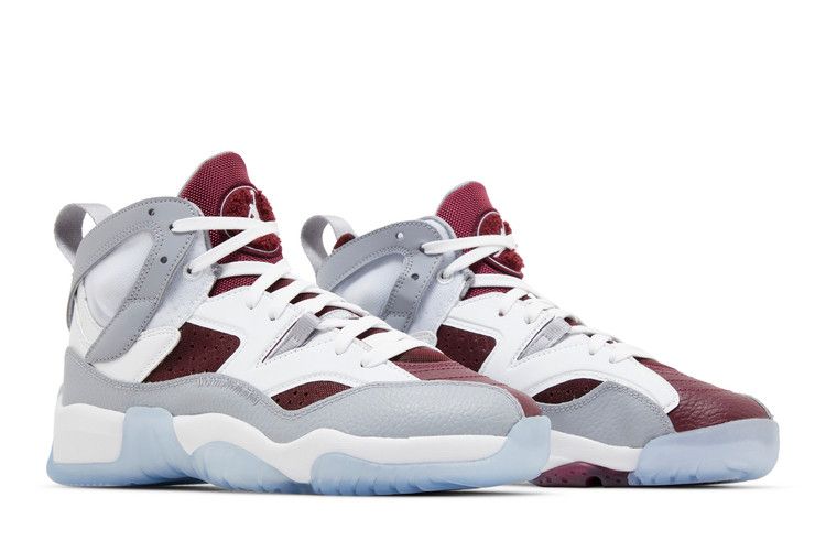 Air Jordan Jumpman Two Trey GS 'White Cherrywood Red' — White/Cherrywood Red/Light Steel Grey/White