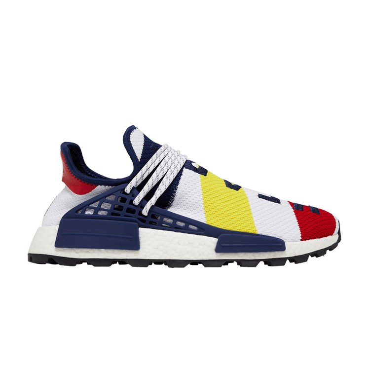 Pharrell x Billionaire Boys Club x adidas NMD Human Race Trail 'BBC' Sample — Footwear White/Scarlet/Dark Blue
