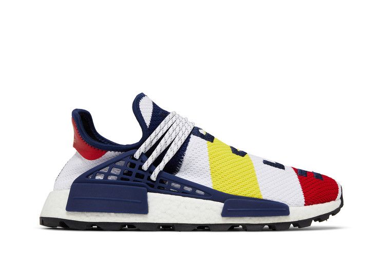 Pharrell x Billionaire Boys Club x adidas NMD Human Race Trail 'BBC' Sample — Footwear White/Scarlet/Dark Blue
