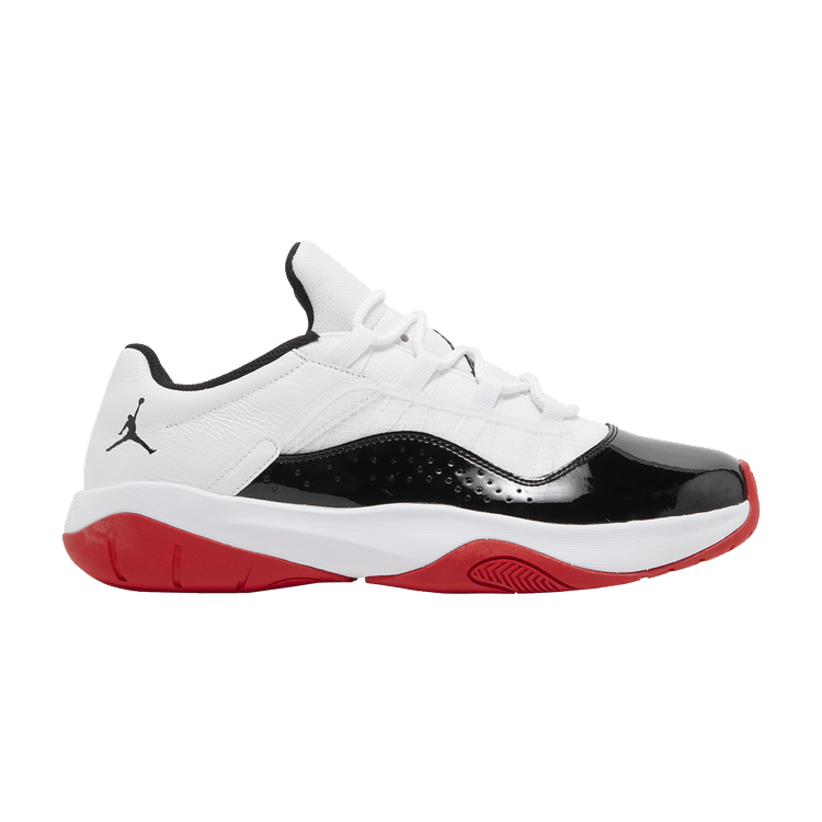 Air Jordan 11 CMFT Low 'Concord-Bred' — White/University Red/Black