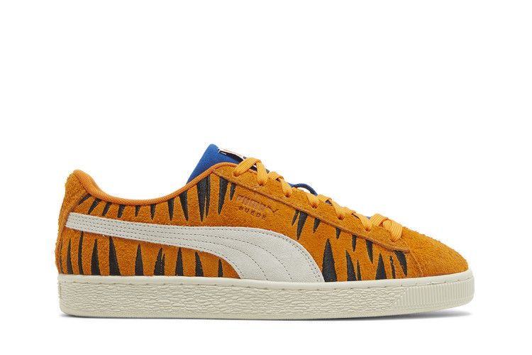 Frosted Flakes x Puma Suede 'Tony the Tiger' — Flame Orange/Vaporous Gray