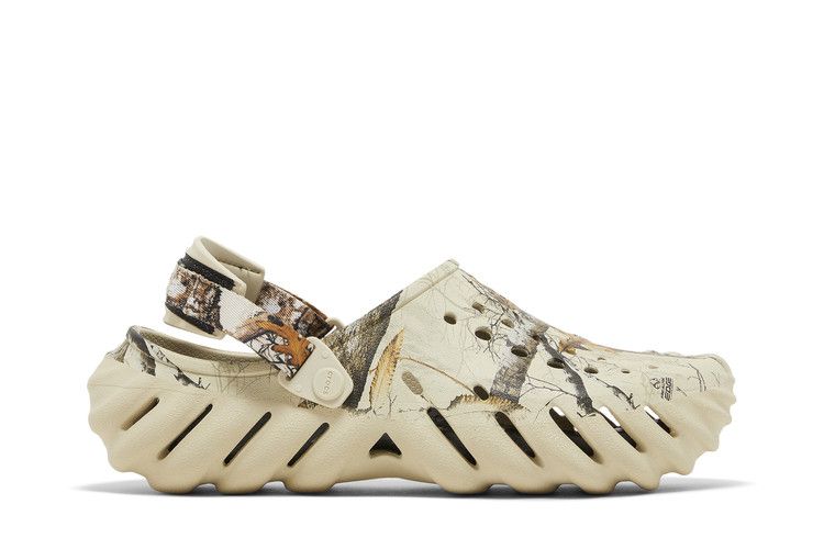 Realtree x Crocs Echo Clog 'Edge Camo - Bone' — Bone