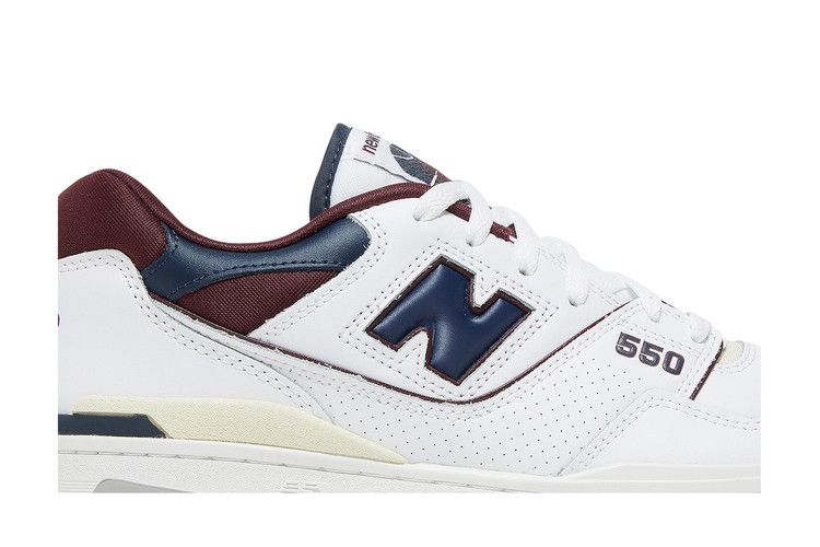 New Balance 550 'Burgundy Natural Indigo' — White/Burgundy/Natural Indigo