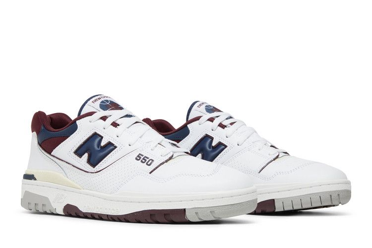 New Balance 550 'Burgundy Natural Indigo' — White/Burgundy/Natural Indigo
