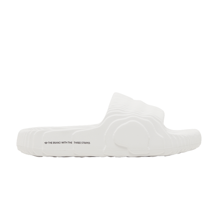 adidas Adilette 22 Slides 'Crystal White' — Crystal White/Crystal White/Core Black