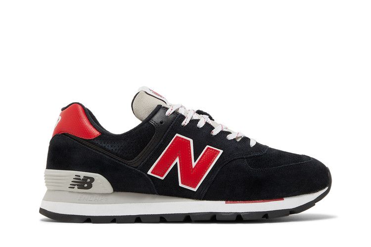 New Balance 574 Rugged 'Black Red' — Black/Red