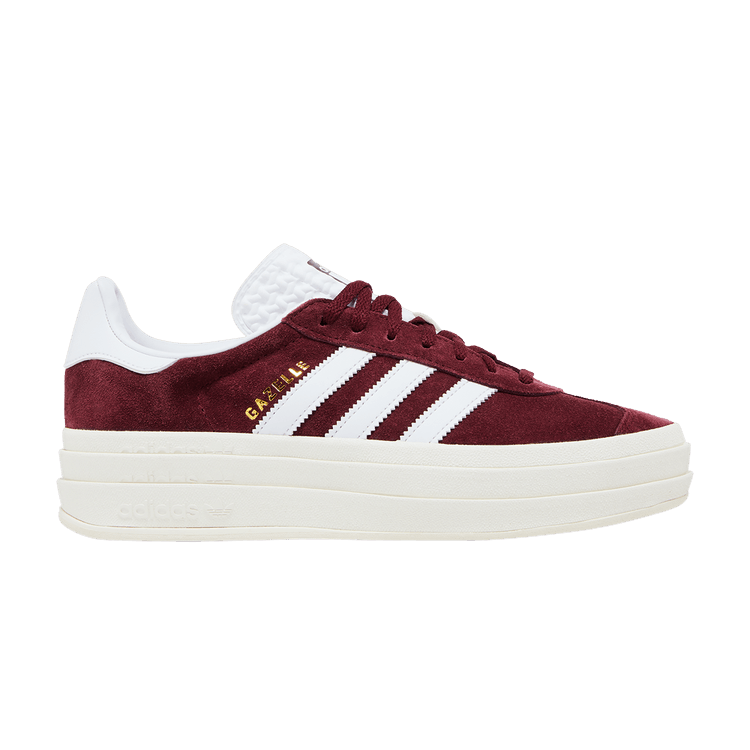 adidas Wmns Gazelle Bold 'Shadow Red White' — Shadow Red/Cloud White/Core White