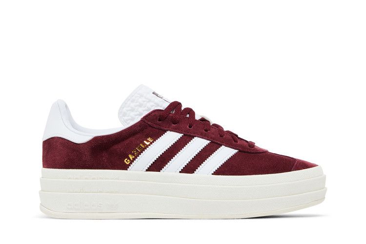 adidas Wmns Gazelle Bold 'Shadow Red White' — Shadow Red/Cloud White/Core White