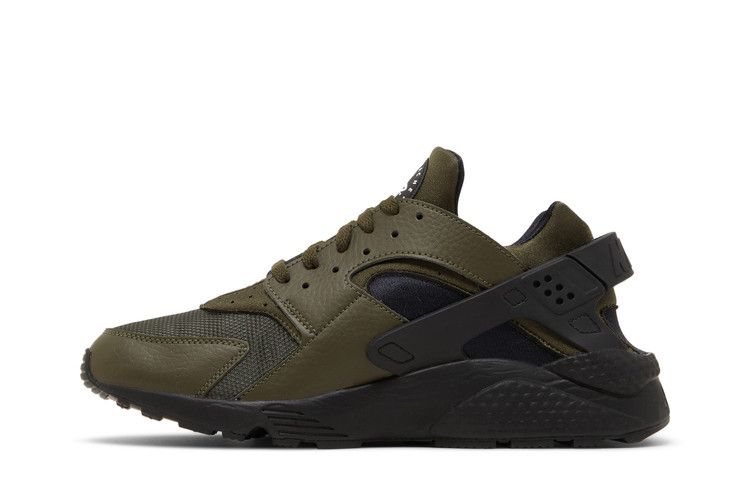 Nike Air Huarache 'Cargo Khaki Black' — Cargo Khaki/White/Black/Cargo Khaki (4)