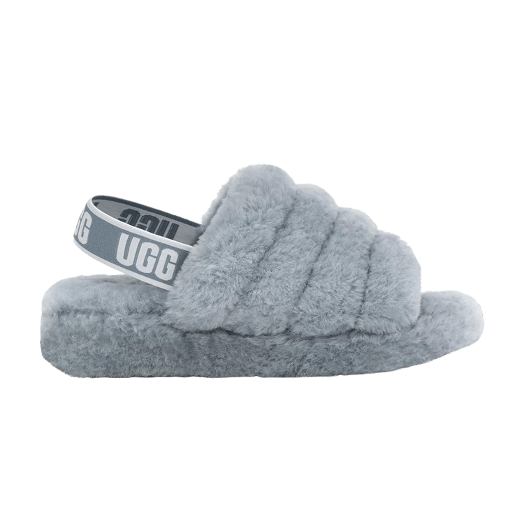 UGG Wmns Fluff Yeah Slide 'Ash Fog' — Ash Fog