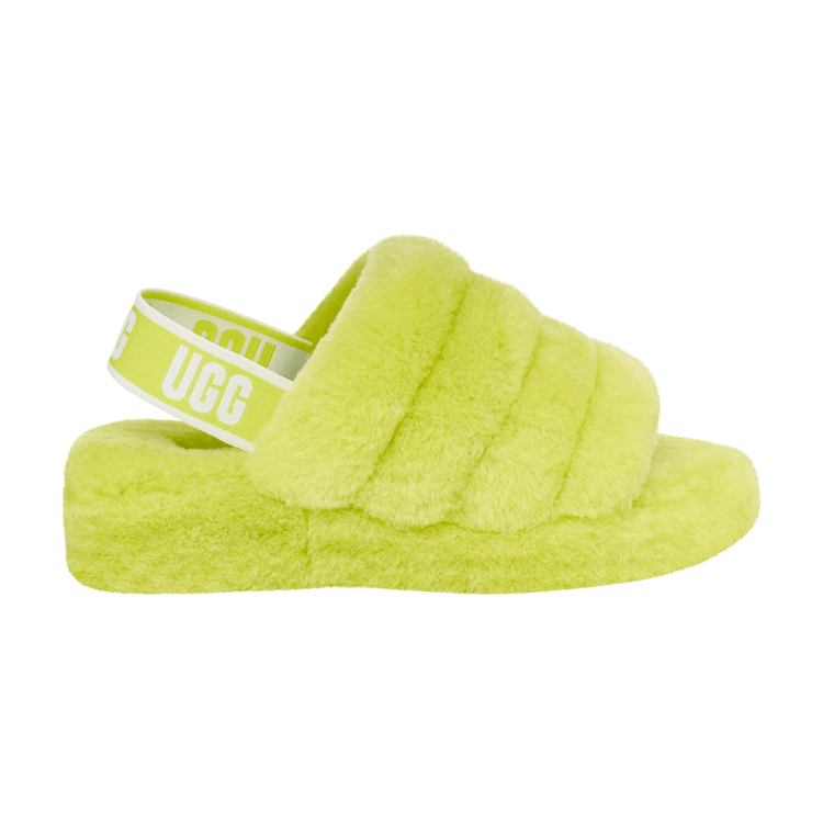 UGG Wmns Fluff Yeah Slide 'Key Lime' — Key Lime