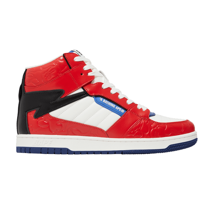 Bapesta 88 Mid #1 'Red' — Red