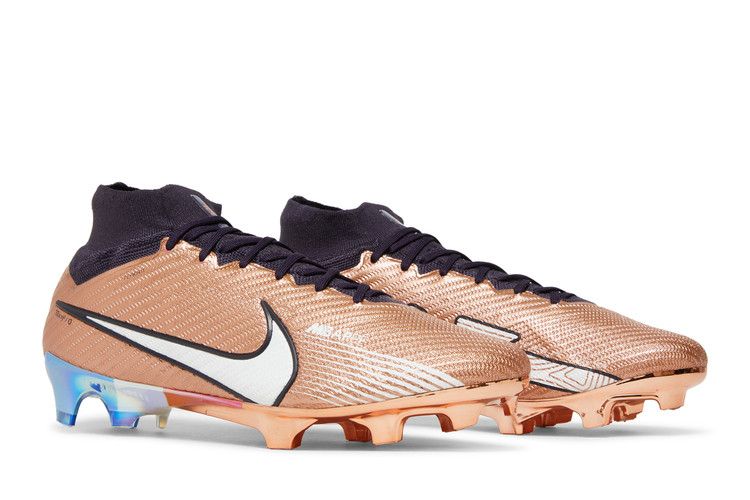 Kylian Mbappé x Nike Zoom Mercurial Superfly 9 Elite FG 'Generation Pack' — Metallic Copper/Metallic Copper (9)