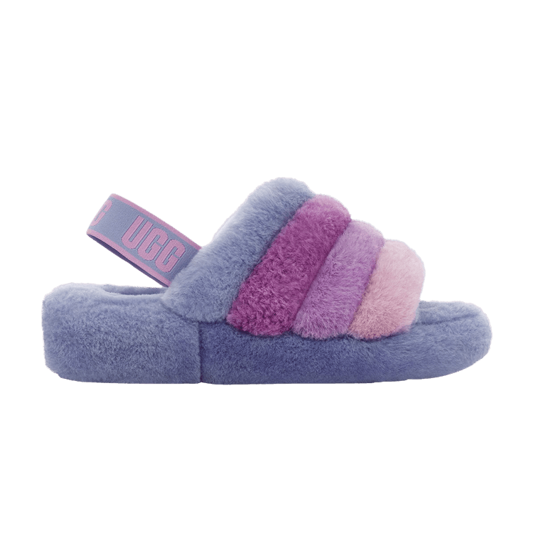 UGG Wmns Fluff Yeah Slide 'Cornflower Gradient' — Cornflower/Purple/Multi