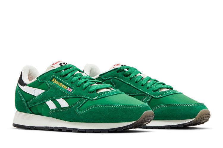 Reebok Classic Leather 'Human Rights Now! - Glen Green' — Glen Green/Footwear White/Vector Red