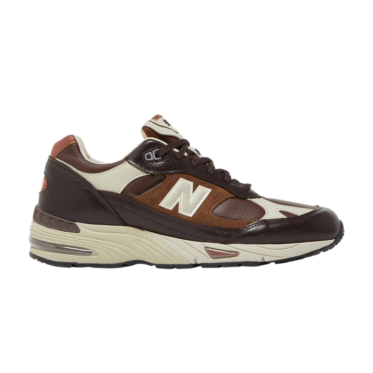 New Balance 991 Made in England 'French Roast' — Earth/French Roast/Feather Grey