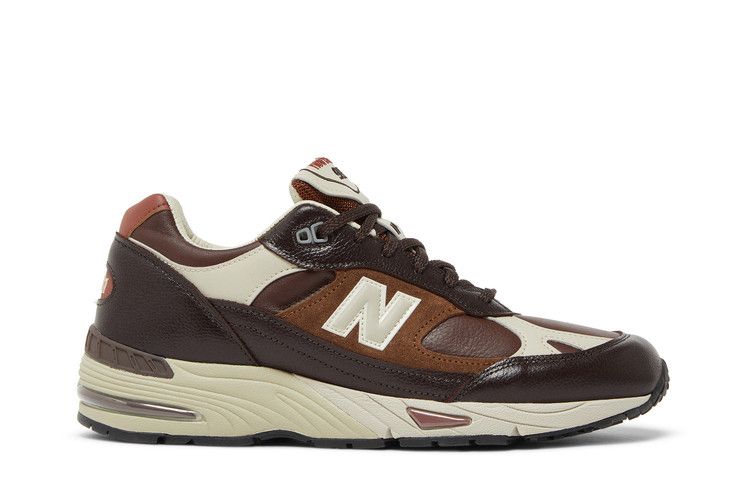 New Balance 991 Made in England 'French Roast' — Earth/French Roast/Feather Grey