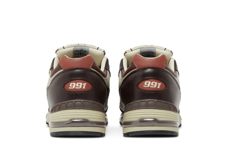 New Balance 991 Made in England 'French Roast' — Earth/French Roast/Feather Grey