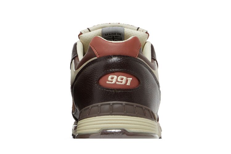 New Balance 991 Made in England 'French Roast' — Earth/French Roast/Feather Grey