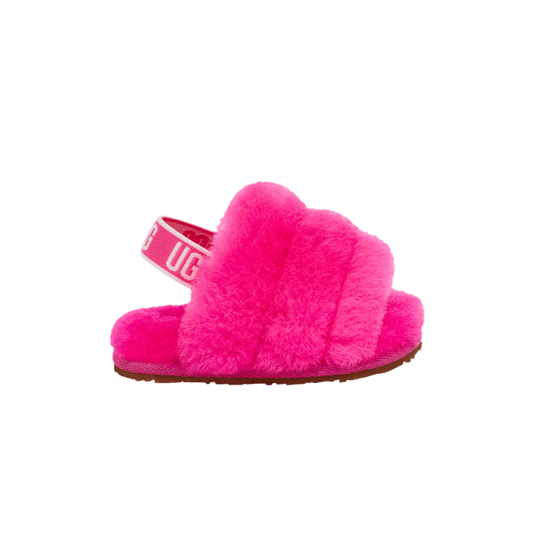 UGG Fluff Yeah Slide Toddler 'Rock Rose' — Rock Rose