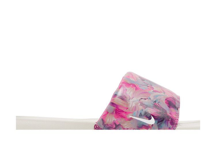Nike Wmns Victori One Slide 'Floral' — Cosmic Fuchsia/Light Bone/Mineral Teal/White
