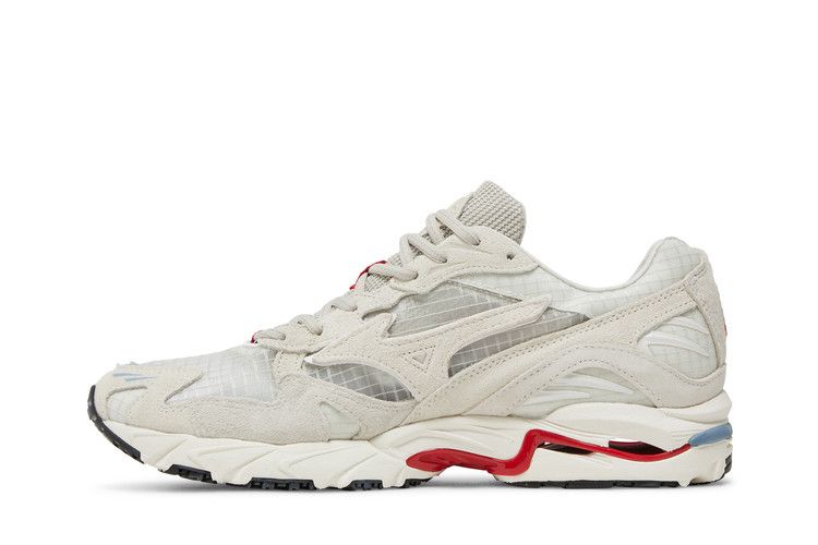 Highsnobiety x Mizuno Wave Rider 10 'Duality & Balance' — White/Red
