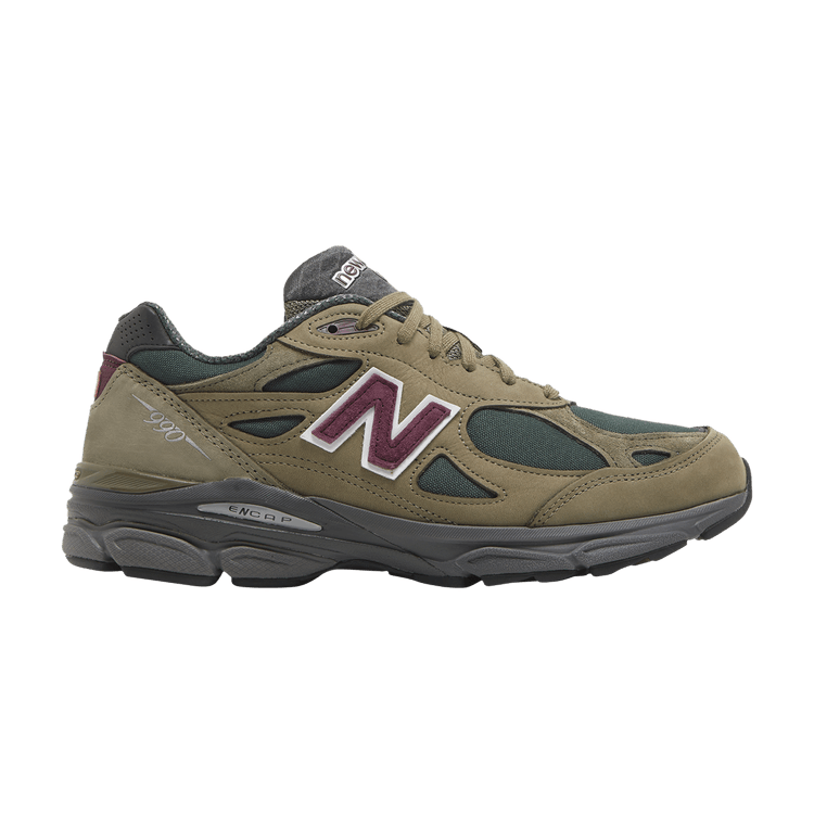 Teddy Santis x New Balance 990v3 Made in USA 'Green Purple' — Green/Purple