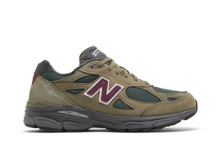 Teddy Santis x New Balance 990v3 Made in USA 'Green Purple' — Green/Purple