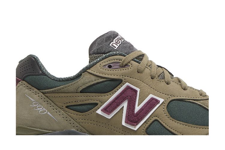 Teddy Santis x New Balance 990v3 Made in USA 'Green Purple' — Green/Purple