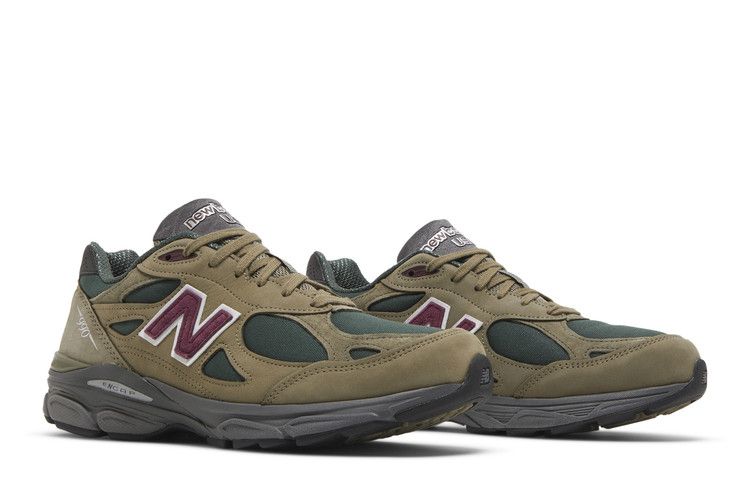 Teddy Santis x New Balance 990v3 Made in USA 'Green Purple' — Green/Purple