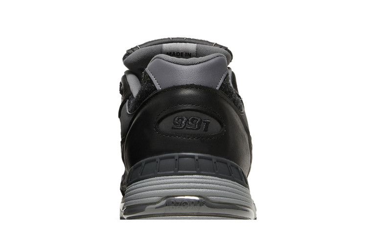 New Balance 991 Made in England 'Harris Tweed' — Black/Magnet/Smoked Pearl