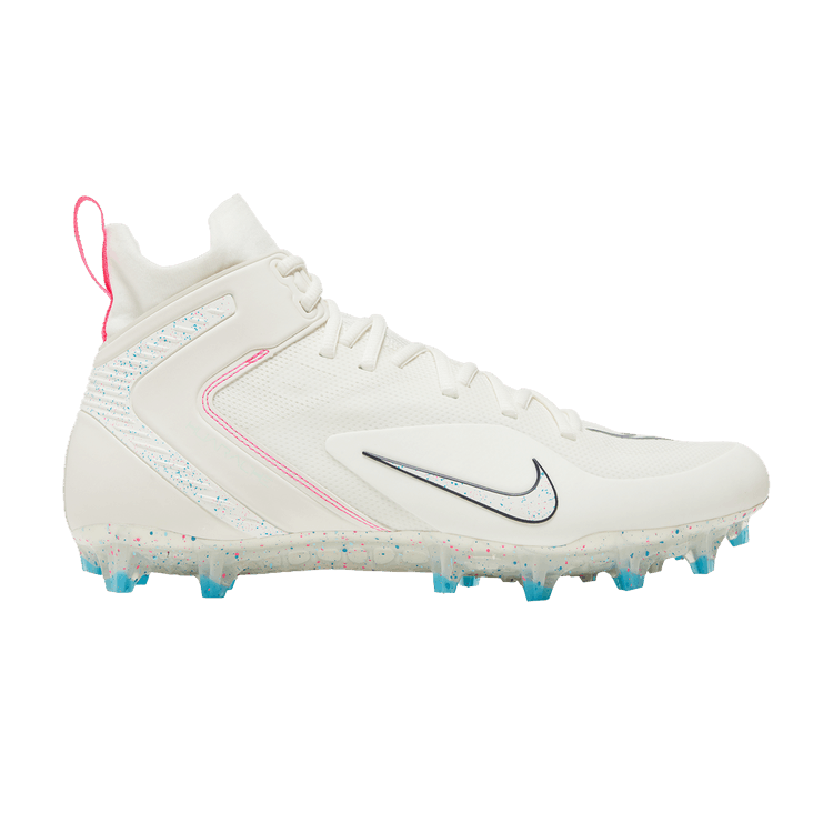 Nike Alpha Huarache 8 Elite 'Sail Hyper Pink' — Sail/Hyper Pink/Laser Blue/White