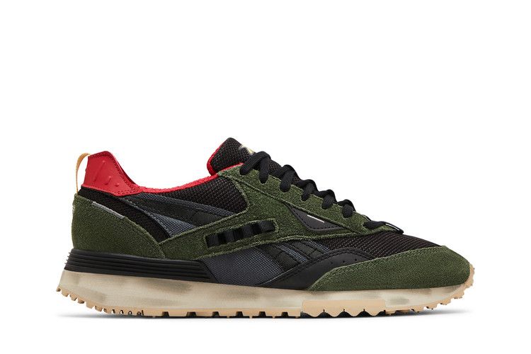 Street Fighter x Reebok LX 2200 'Cammy' — Core Black/Primal Green/Crimson Mist