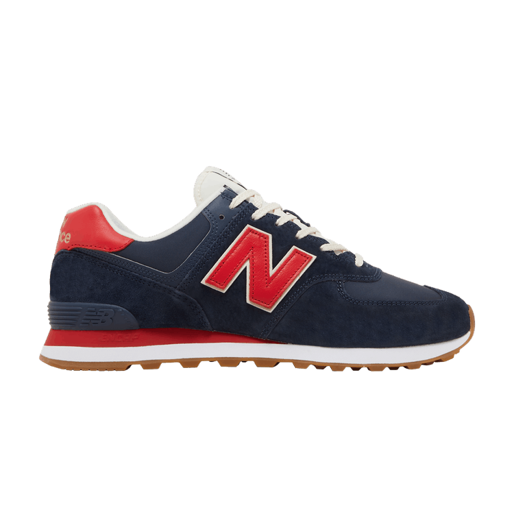 New Balance 574 'Navy Red' — Navy/Red