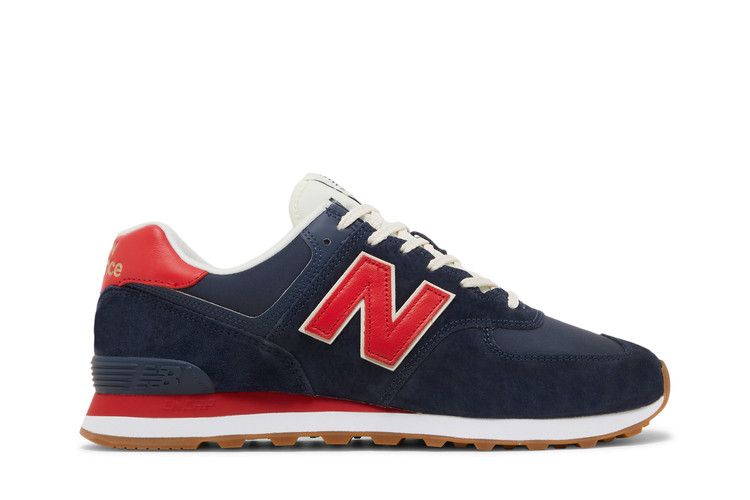 New Balance 574 'Navy Red' — Navy/Red