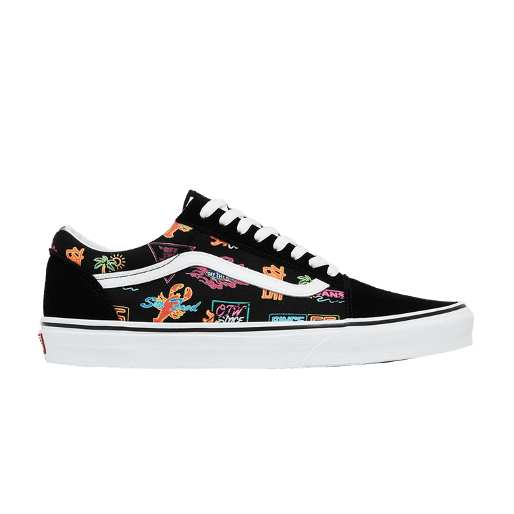 Old Skool 'Vans Market' — Black/Neon