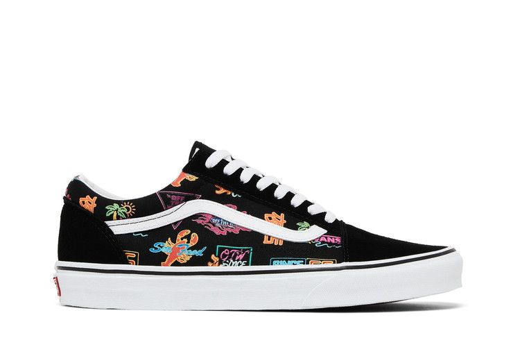 Old Skool 'Vans Market' — Black/Neon