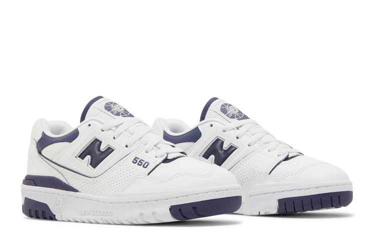 New Balance Wmns 550 'Dark Mercury' — White/Dark Mercury
