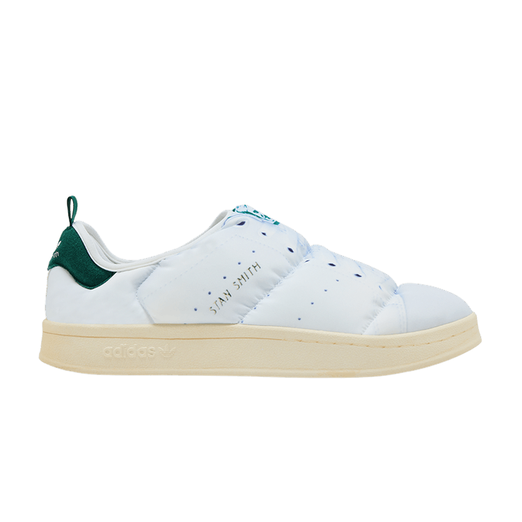 adidas Puffylette 'Stan Smith' — Footwear White/College Green/Metallic Old Gold