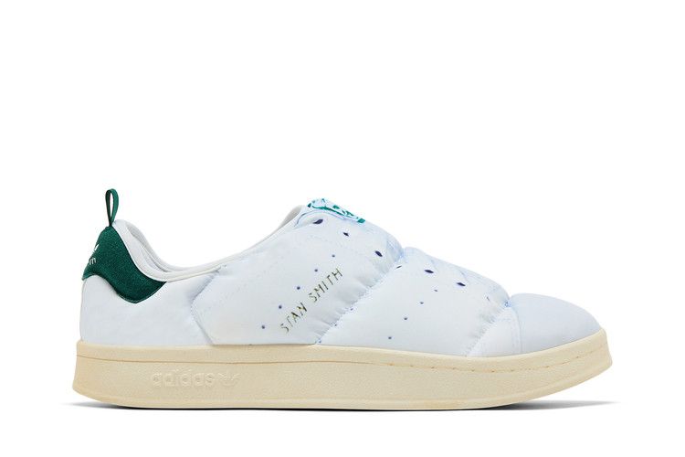 adidas Puffylette 'Stan Smith' — Footwear White/College Green/Metallic Old Gold