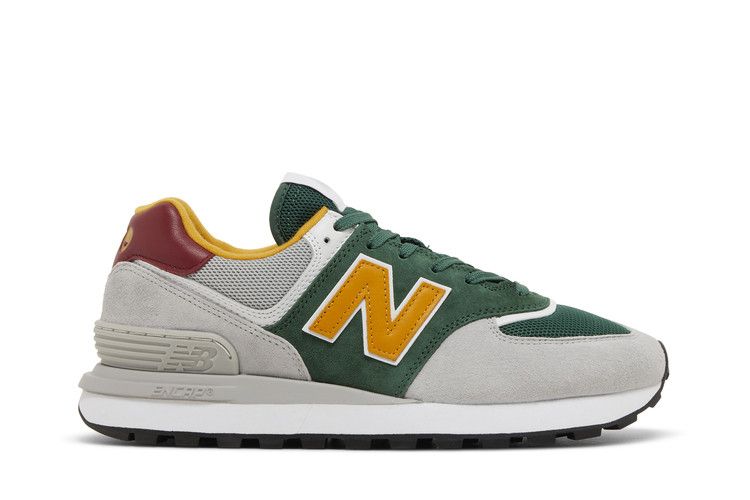 Junya Watanabe MAN x New Balance 574 Legacy 'Forest Green Varsity Yellow' — Light Grey/Forest Green/Varsity Yellow