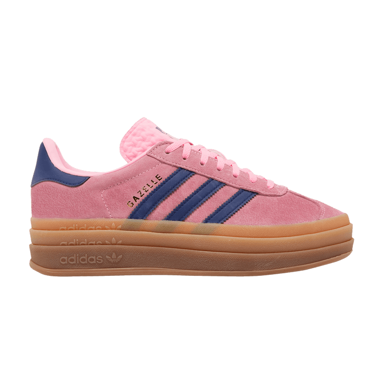 adidas Wmns Gazelle Bold 'Pink Glow Gum' — Pink Glow/Victory Blue/Gum