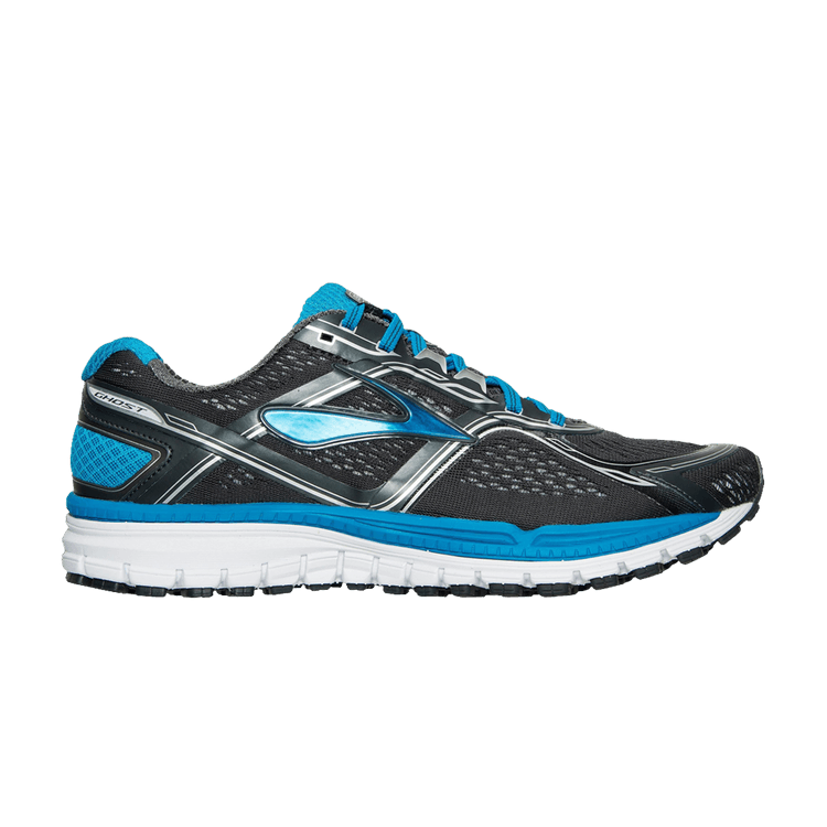 Brooks Ghost 8 'Anthracite Methyl Blue' — Anthracite/Methyl Blue/White