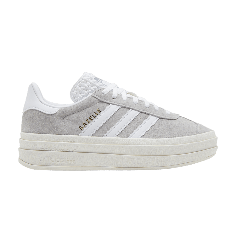 adidas Wmns Gazelle Bold 'Grey White' — Grey Two/Cloud White/Core White
