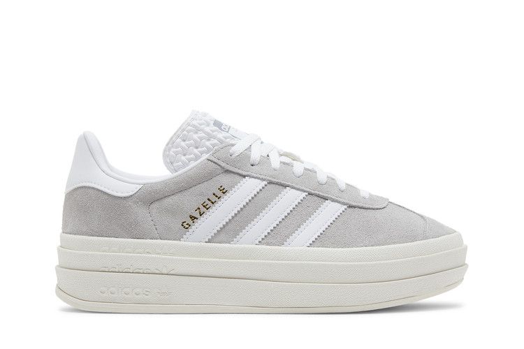 adidas Wmns Gazelle Bold 'Grey White' — Grey Two/Cloud White/Core White
