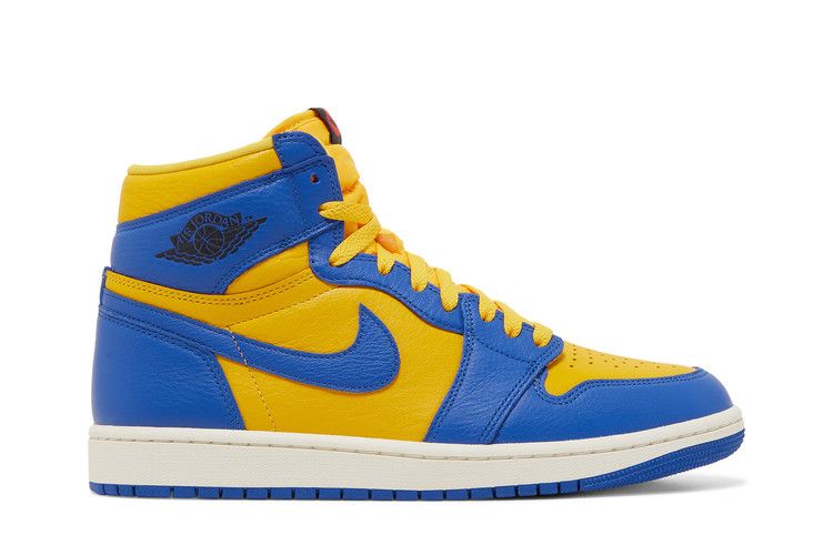 Wmns Air Jordan 1 Retro High OG 'Reverse Laney' — Varsity Maize/Game Royal/Sail/Black/Fire Red