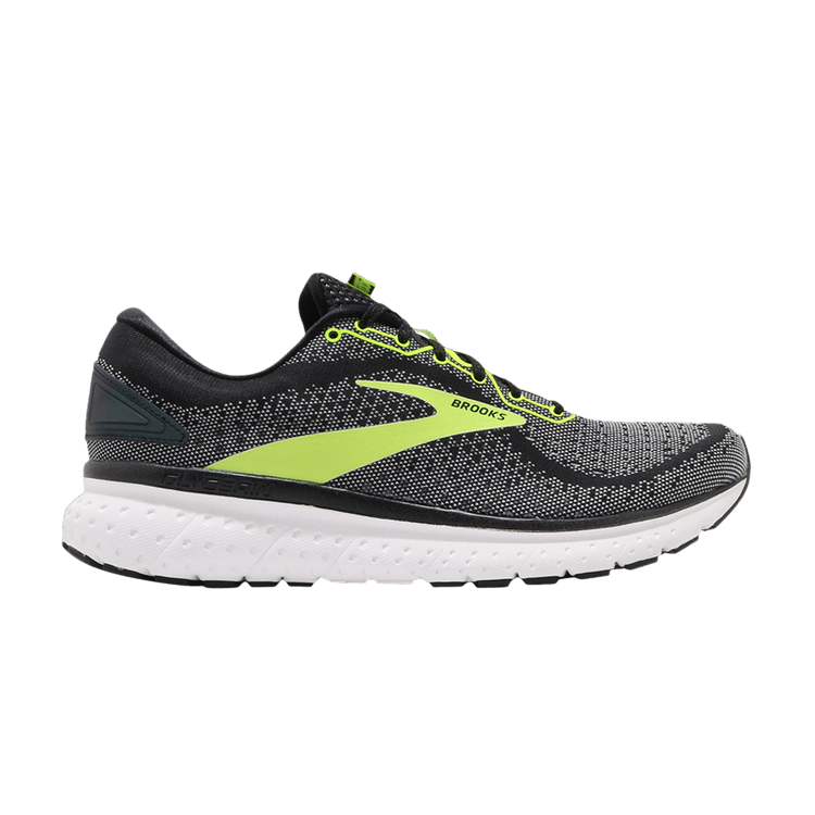 Brooks Glycerin 18 Run Visible 'Black Nightlife' — Black/White/Nightlife