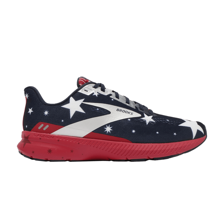 Brooks Launch 8 2E Wide 'USA' — Blue/Red/White